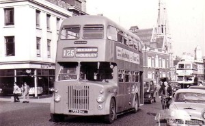 Götumynd frá Birmingham um 1950